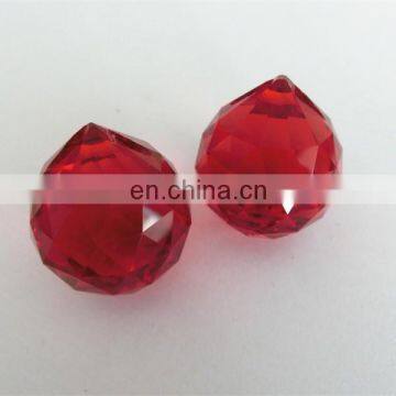 Wholesale k9 Red Crystal Balls for Chandelier Lamp Accessories