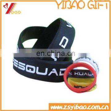 Custom size Silicone Wristband / silicone bracelet / rubber bracelet