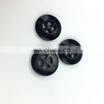 Custom Cheap Cute Small Sewing Plastic Black Buttons photo-2