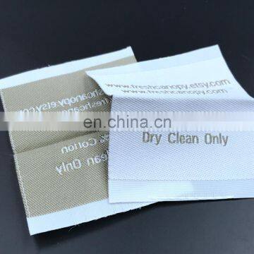 brand name clothing woven tag private woven label kid clothing