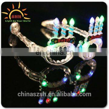 2015 Hot Birthday Flashing Led Sunglasses