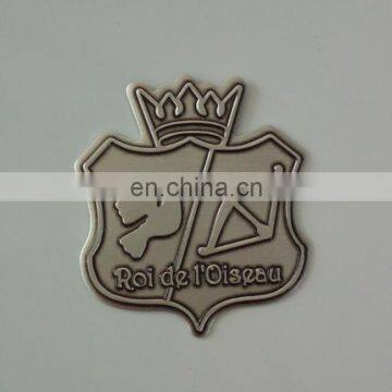 Custom Metal Aluminum 3D Wine Emblem Adhesive Bottle Label photo-2