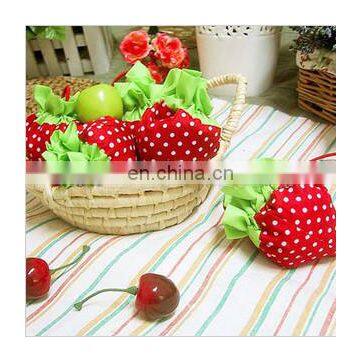 foldable reusable strawberry shopping bags