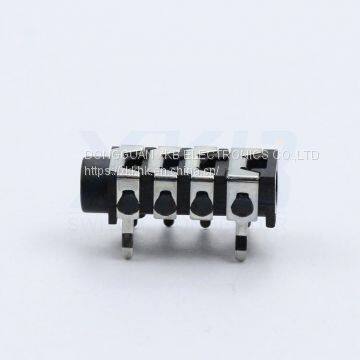 Professional Supply Stereo Plug-in Headphone Jack 4 Section Audio Jack photo-2