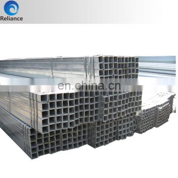 Low and middle pressure fluid pipeline used galvanized square and rectangular steel pipe