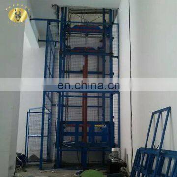 7LSJC Shandong SevenLift industrial cage cargo stair elevators lift for sale