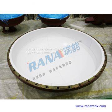 Factory Wholesales New Durable 45 Cubic Steel Lining PTFE/ PFA/ ETFE Anticorrosive Equipment With Long Service Life 15-20 Years Industrial Chemical Storage Tank Movable Portable Container and Pressure Vessel photo-5