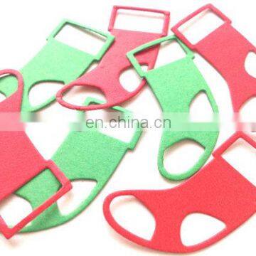 Factory Supply Polyester Felt Christmas Stocking Die Cut for Christmas Decorations photo-6