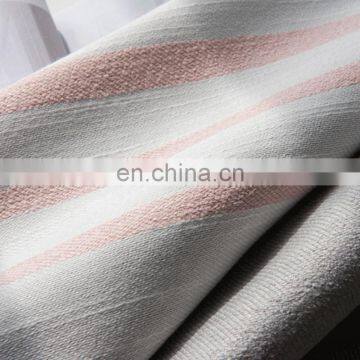 Wholesale Custom Mediterranean Color Stripe Cotton and Linen Yarn-dyed Jacquard Fabric Shade Blackout Window Curtains for Home photo-5