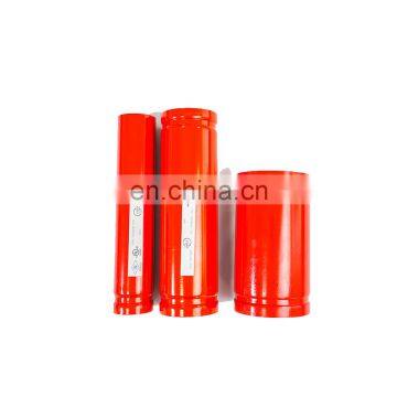 manufacturer BS1387 welded steel pipe with red coating