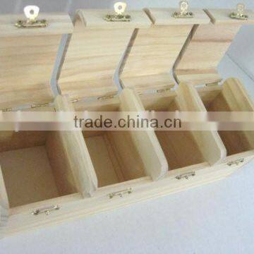 Accept Custom Natural Color Unfinished Solid Pine Wooden Storage Box for Seed photo-3