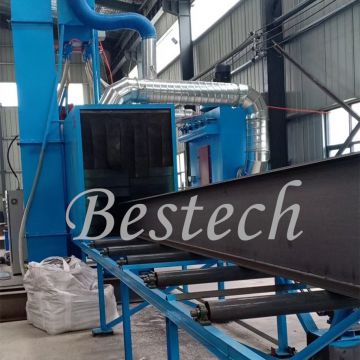 Roller Conveyor Abrasive Shot Blasting Machine for Plate Profile Structural Steel Surface Cleaning