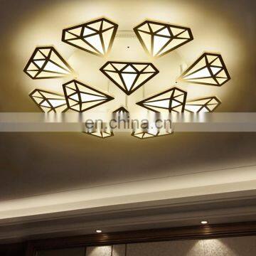 New Design Creative Art Ceiling Lamp Acrylic Living Room Lamp photo-3