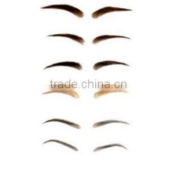 100% Human made Women Style False eyebrow wigs