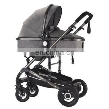New 2018 Baby Stroller 3 In 1 For 0-3 Years Baby Prams With Removable Shopping Basket