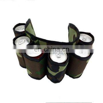 party drinking custom 6 cans beer belt , beer belt holder