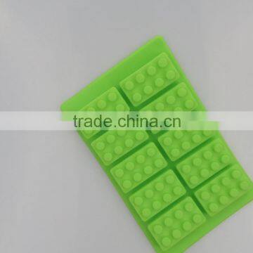 Lego brick shaped gummy candies lego figures make by FDA silicone