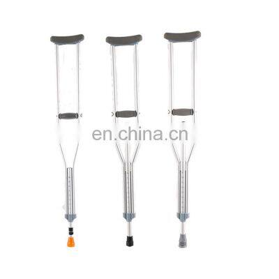 Adjustable height walking portable forearm disabled medical aluminum arm leg knee crutches