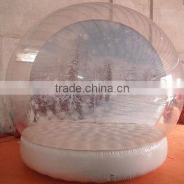 Inflatable snow ball for advertising