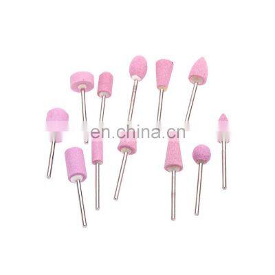 12Pcs/Set Abrasive Stone Points Electric Rotary Tool For Manicure Pedicure Tool Nail Drill Bits Machine Kits Abrasive Stone photo-4