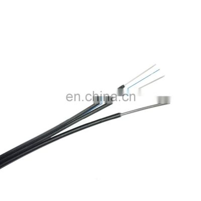 high quality 1Core Indoor outdoor FTTH Drop  Cable gjxh gjyxch lszh 1 core single mode fiber optic cable drop wire