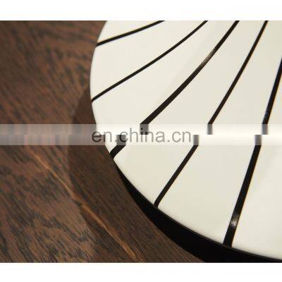 Nordic Porcelain Creative Ceramic Black White Vase For Home Decoration photo-3