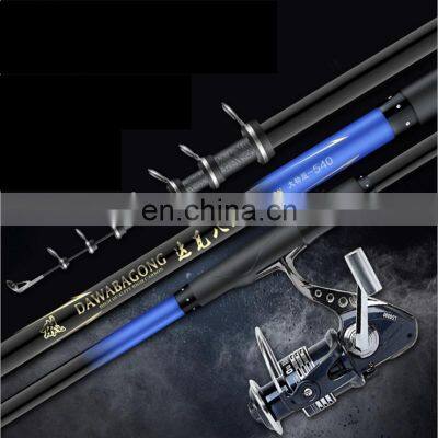 7,2/6,3/5,4/4,5/3,6 м Big FISH Удочки/Меканические катушки для спиннинга из углеродного волокна с экстрабыстрым откликом телескопические удочки с катушками photo-3