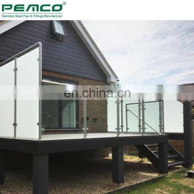 Customized Modern Glass Spigot Handrail Stainless Steel Glass Railing photo-4