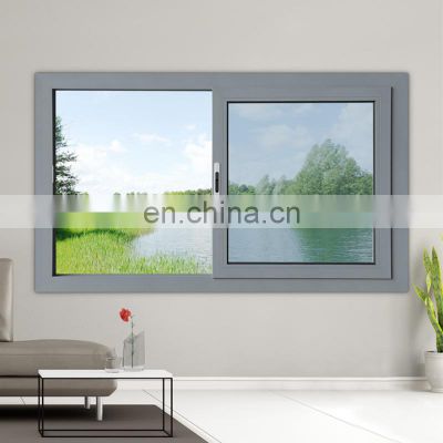 High Quality Two Track Aluminium Sliding Windows Aluminium Window With Mosquito Net