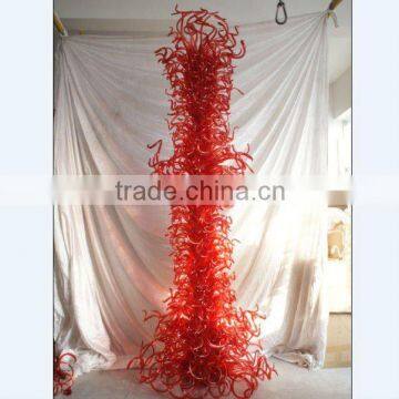 Red Murano Glass Sculpture for Outdoor Decor