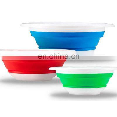 Precision Plastic Injection Mould Camping Folding Collapsible Water Bucket Fishing Bait Storage Box Pot Basin Mold Molding Parts