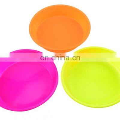 Color Silicone Cake Round Mold Dessert Baking Mold Mousse Cake Mold Kitchen Baking Utensils DIY Bakeware Tools