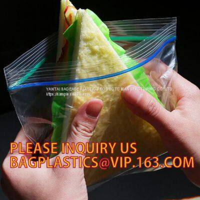 Slider Zipper Bag Plastic Bag With Zipper Resealable Zip Poly Bag, Mini Plastic Zipper Cosmetic Slider Zip Bags With Customized Logo Design photo-2