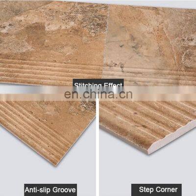 Nice Design Wood Effect Ceramic Tile Stair Tile That Looks Like Wood Floor photo-2
