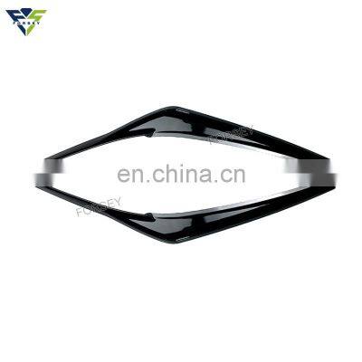 Head Light Trim Cover 2pcs Fashion Front Headlamps Fender Eyebrow Eyelids Cover Trim Decoration for Camry 2018+