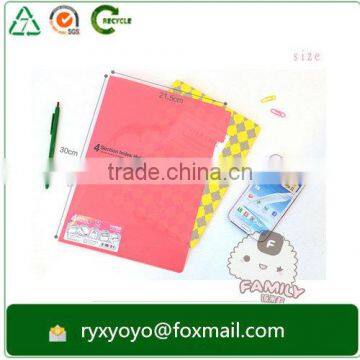 a4 size custom printed pp plastic L shape document clear file folder with inserts                        
                                                                                Supplier's Choice