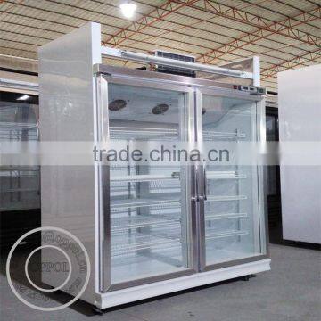 OP-A107 OPPOL Brand Double Glass Doors Big Capacity Pharmaceutical Refrigerator