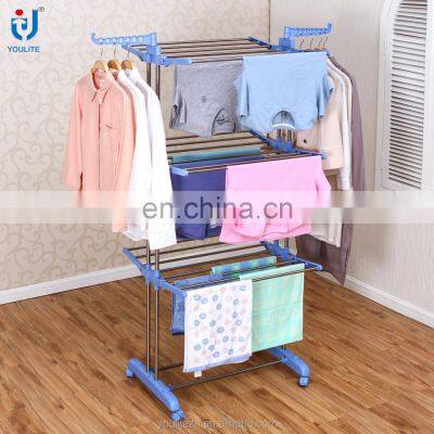 Movable Multipurpose Outdoor Hanging Three Layer Clothes Rack photo-2