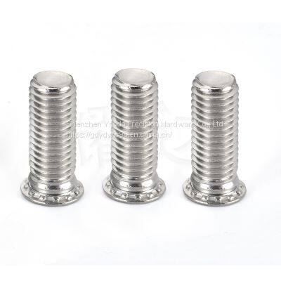 Flush-Head Self-Clinching Studs for Stainless Steel Sheets Self-Clinching FH4 FHP-M3M4M5M6#4#6#8#10 1/4