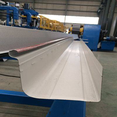PPGI Color Steel Automatic Downspout and Gutter Profile Roll Former photo-3