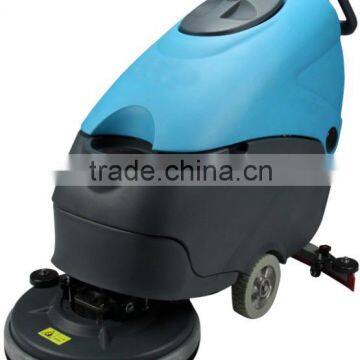 Floor cleaning machine scrubber