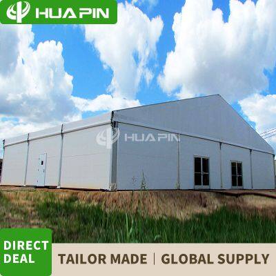 Outdoor large storage tents, warehouse tents, temporary factory buildings, aluminum alloy European style greenhouses