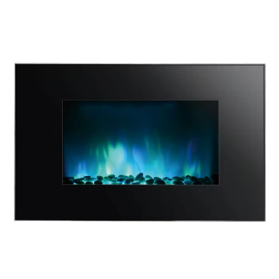 wall mounted led electric fireplace heater