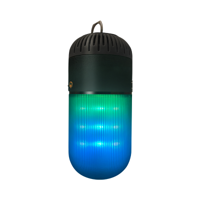 Top Fashion Custom Logo Outdoor Portable with Led Light Bluetooth Speaker