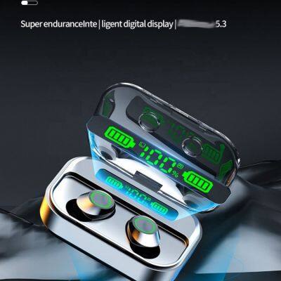 TWS Wireless Earphone Hifi Stereo Surround Mini Earbuds Touch Control LED Display 800mAh Large Capacity Sport Music Headset photo-2