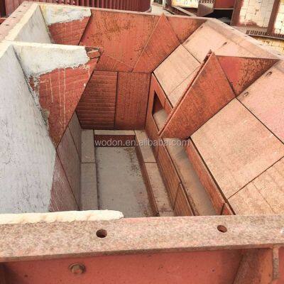 Wodon Hot-Rolled Wear Resistant Steel CO Plate Feeder Chute Cement Mining Industry ASME AISI Standards Custom Cutting Welding photo-2