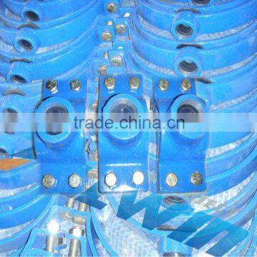 ductile iron saddle clamp/collar for PVC and MUD pipe