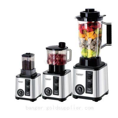 9500W 9525 Motor Hot Selling 3 in 1 Mixer 2.5L 3L Heavy Duty Kitchen Home Fresh Fruit Juicing Electromechanical Smoothie Mixer