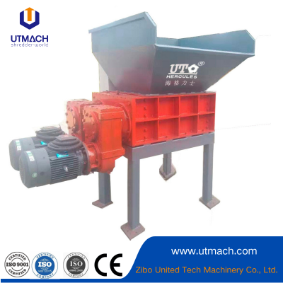High-Performance Four Shaft Shredder for Continuous Operation