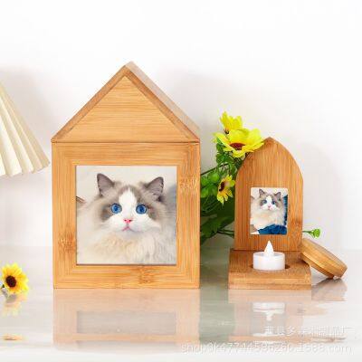 Wholesale Pet Urns With High-Quality Wooden Dog Memorial
